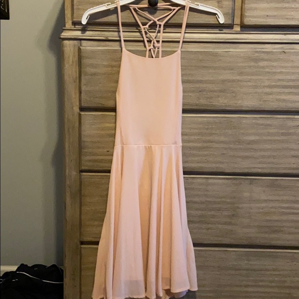 Lulus Light Pink Dress! Only worn once!